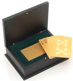 Gold Poker cards Fathers Day gift